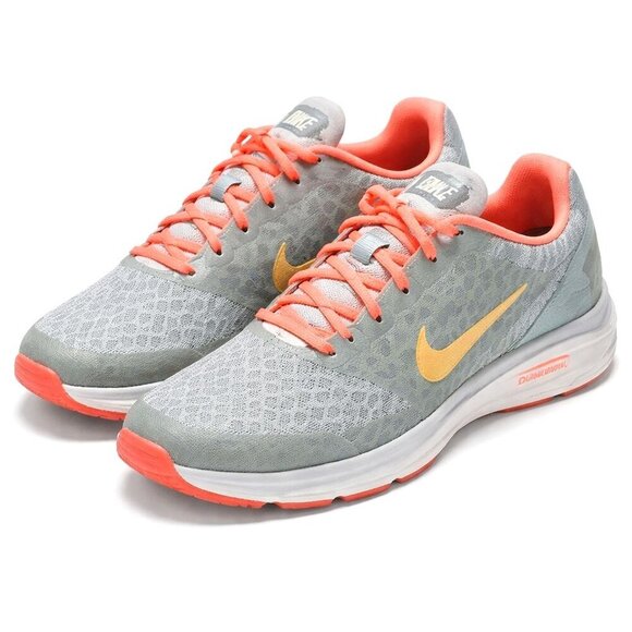 Nike Shoes - Nike Dual Fusion Womens Training Shoes Sz 9 Gray Coral Orange Athletic Sneakers